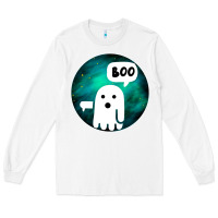 White Ghost Of Disapproval Long Sleeve Tee - Bettercallsaul