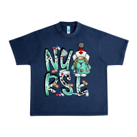 Navy nurse Urban Heavy Tee - RacoonDesign