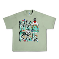 Oil Green nurse Urban Heavy Tee - RacoonDesign