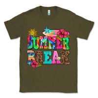 Army Green summer break Classic Tee - AdoDesignShop