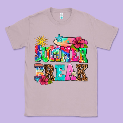 Summer Break Classic Tee Designed By Adodesignshop