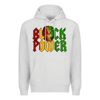 Dove Grey Juneteenth Lion King Black Power Premium Hoodie - LillyAllenDesigns