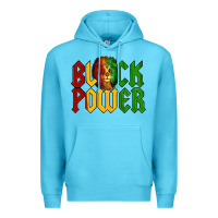 Ocean Blue Juneteenth Lion King Black Power Premium Hoodie - LillyAllenDesigns