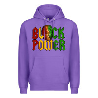 Purple Juneteenth Lion King Black Power Premium Hoodie - LillyAllenDesigns
