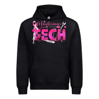 Black Breast Cancer Maintenance Tech Urban Hoodie - texasbilliewilder