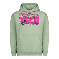 Pigment Oil Green Breast Cancer Maintenance Tech Urban Hoodie - texasbilliewilder