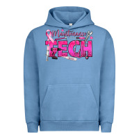 Pigment Pebble Blue Breast Cancer Maintenance Tech Urban Hoodie - texasbilliewilder