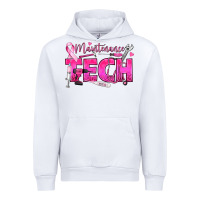 White Breast Cancer Maintenance Tech Urban Hoodie - texasbilliewilder