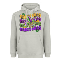 Moon Dust mardi gras with fleur de lis Heavyweight Hoodie - MaliasSmallBusiness