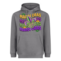 Storm mardi gras with fleur de lis Heavyweight Hoodie - MaliasSmallBusiness