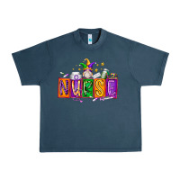 Midnight Navy nurse mardi gras Urban Heavy Tee - RacoonDesign