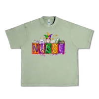 Oil Green nurse mardi gras Urban Heavy Tee - RacoonDesign