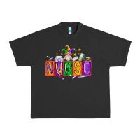 Pigment Black nurse mardi gras Urban Heavy Tee - RacoonDesign