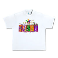 White nurse mardi gras Urban Heavy Tee - RacoonDesign