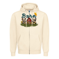 Sandshell barn mom sunflower Zipper Hoodie - NancyCooperArtShop