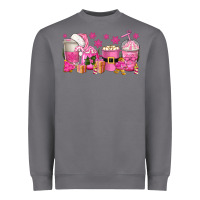 Storm pink christmas coffee cups Heavyweight Sweatshirt - texasbilliewilder