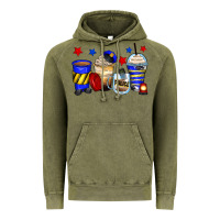 Vintage Olive police coffee cups Vintage Hoodie - Zillion Design Studio