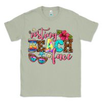 Matcha resting beach face Classic Tee - AdoDesignShop