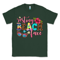 Sports Green resting beach face Classic Tee - AdoDesignShop