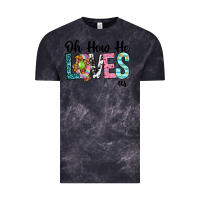 Cloud Black Oh how he loves us Vintage Tee - Neo Western