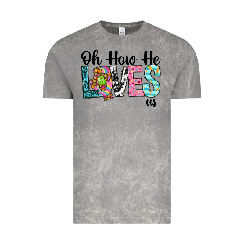 Oh How He Loves Us Vintage Tee by Neo Western | Teevron