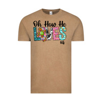 Vintage Coffee Oh how he loves us Vintage Tee - Neo Western