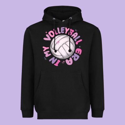 In My Volleyball Era Heavyweight Hoodie Designed By Maliassmallbusiness