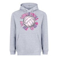 Heather Grey in my volleyball era Heavyweight Hoodie - MaliasSmallBusiness