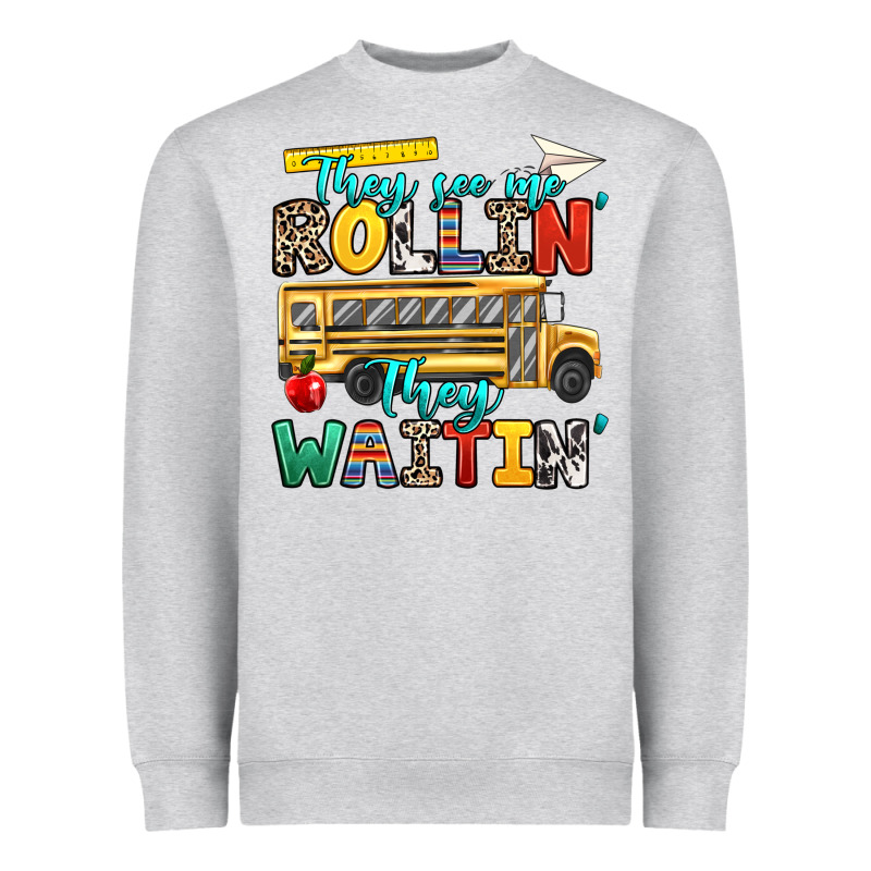 They See Me Rollin They Waitin Heavyweight Sweatshirt by texasbilliewilder | Teevron