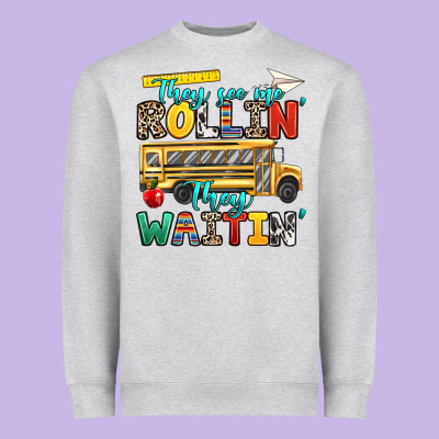 They See Me Rollin They Waitin Heavyweight Sweatshirt Designed By Texasbilliewilder