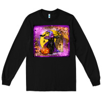 Black witchy cat tumbler Long Sleeve Tee - BundleAndBundleShop