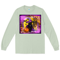 Matcha witchy cat tumbler Long Sleeve Tee - BundleAndBundleShop