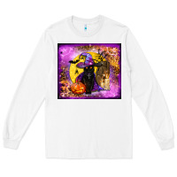 White witchy cat tumbler Long Sleeve Tee - BundleAndBundleShop