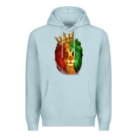 Blue Mist Juneteenth Lion King Premium Hoodie - LillyAllenDesigns