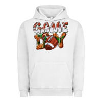 Pigment Lunar Rock Game day leopard Football Urban Hoodie - NancyCooperArtShop