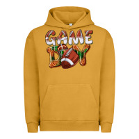 Pigment Peanut Butter Game day leopard Football Urban Hoodie - NancyCooperArtShop