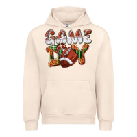 Sandshell Game day leopard Football Urban Hoodie - NancyCooperArtShop