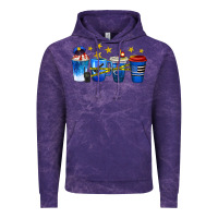 Cloud Purple police coffee cups Vintage Hoodie - texasbilliewilder