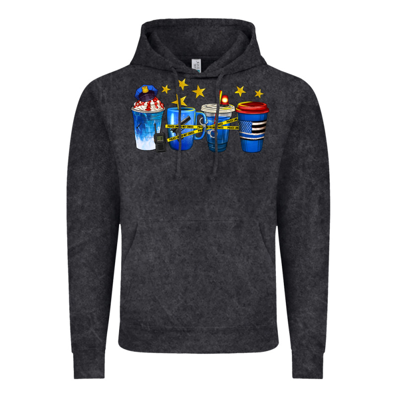 Police Coffee Cups Vintage Hoodie by texasbilliewilder | Teevron