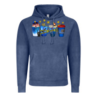 Vintage Denim police coffee cups Vintage Hoodie - texasbilliewilder