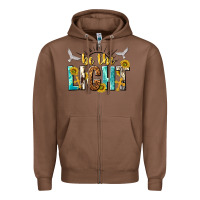 Chestnut be the light Zipper Hoodie - NancyCooperArtShop