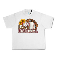 Lunar Rock live love baseball Urban Heavy Tee - HRA Design Shop