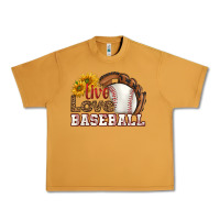 Peanut Butter live love baseball Urban Heavy Tee - HRA Design Shop