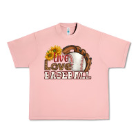 Salmon live love baseball Urban Heavy Tee - HRA Design Shop