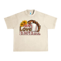 Sandshell live love baseball Urban Heavy Tee - HRA Design Shop