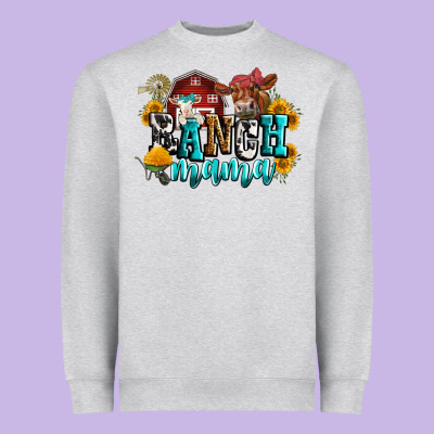 Ranch Mama Heavyweight Sweatshirt Designed By Zillion Design Studio