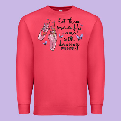 Let Them Praise His Name With Dancing Premium Sweatshirt Designed By Maliassmallbusiness
