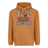 Meerkat 7 years of being awesome Heavyweight Hoodie - MaliasSmallBusiness