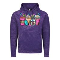 Cloud Purple mother's day coffee cups Vintage Hoodie - Zillion Design Studio