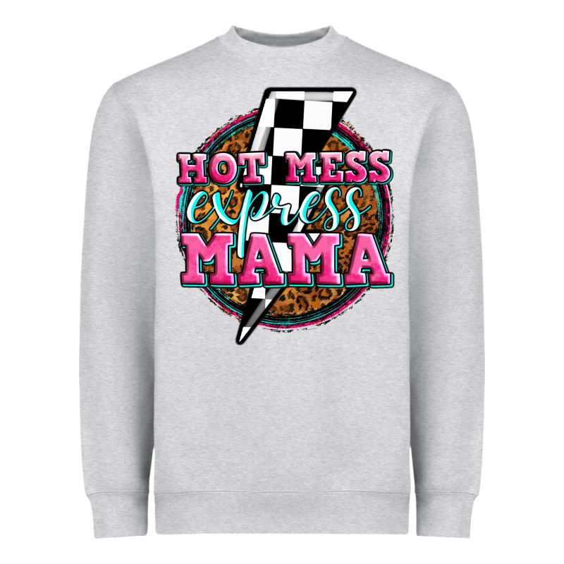 Hot Mess Express Mama Heavyweight Sweatshirt by Zillion Design Studio | Teevron